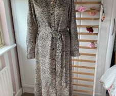 dress Bnwot animal print button through shirt dress size 12