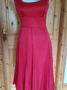 Size 10 Monsoon Red Dress