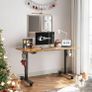 Height Adjustable Standing Desk Electric Sit Stand Up with Cable Tray 120 x 60cm Desktop for Home Office Image 2
