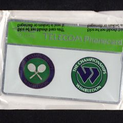 1990 United Kingdom 20 unit Wimbledon Tennis 1990 (Landis & Gyr (Optical) Phone Card New and Sealed