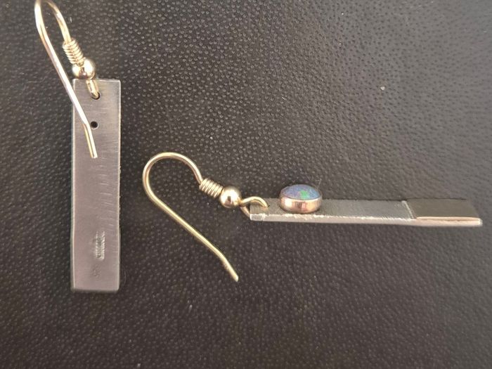 Sterling Silver & Gold Earrings