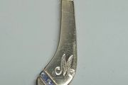 Vintage Dublin 9ct Solid Gold Irish Hurley Stick Charm