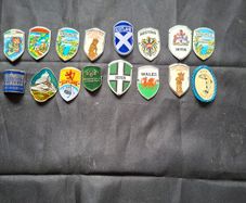 Beautiful 16 Walking Stick Metal Badges, Postage Available,