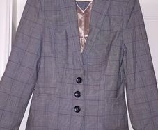 Next Grey Blazer Size 14R