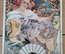 Alphonse Mucha Art Nouveau Print 1999