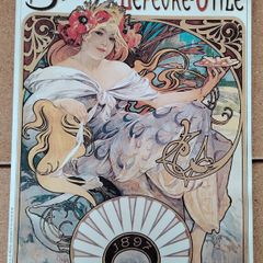 Alphonse Mucha Art Nouveau Print 1999