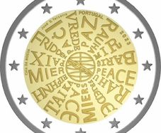 Portugal 2 Euro Commemorative Coin 2023 - Peace Among Nations. UNCIRCULATED