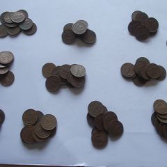 100 Coins@Irish Half Penny. Decimal Issue