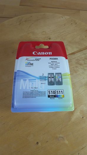 Genuine Canon PG-510 & CL-511 Ink Cartridges Multipack Black & Colour - Sealed New