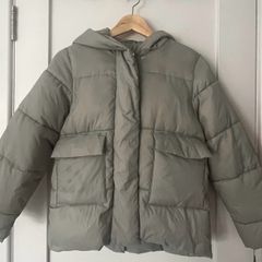 Girls Sage Green padded Jacket