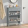 Shoe Cabinet Shoe Chest of Drawers grey elegant style Image 2
