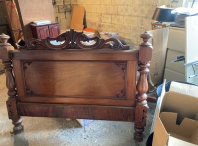 Antique head board