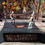 WWE WWF Jakks Warzone wrestling ring + rare BCA wrestlers Image 6