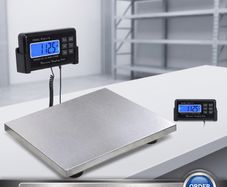 Heavy Duty Digital Platform Scale 300kg Large Parcel Postal Weighing Scale for Warehouse Shop Shipping and Commercial Use