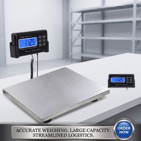 Heavy Duty Digital Platform Scale 300kg Large Parcel Postal Weighing Scale for Warehouse Shop Shipping and Commercial Use