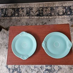 Art Deco Style Service Plates From Fiesta Range Ware Homer Laughlin China Co.
