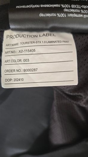 Motorbike Trousers  iXS Tourster-STX 1.0 Laminated Pants