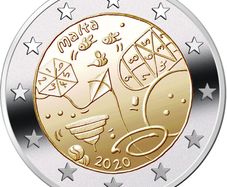 Malta 2 Euro Commemorative Coin 2020 - Games. Uncirculated.