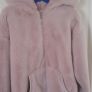 Dusty Pink Fur Hooded Jacket  size 31/32 Image 8