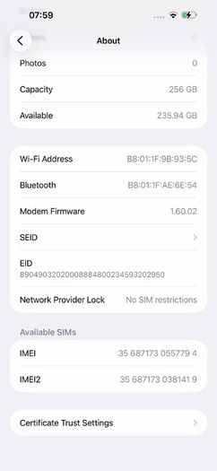 iPhone 17 Pro Max 256GB White