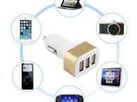 main image for ad New Triple USB Universal Car Truck Cigarette Charger 12V 24V 2.1A 3 Port iPhone Samsung #591