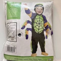 Cute Spooky Spider Baby and Toddler Halloween Costume 12-18 months