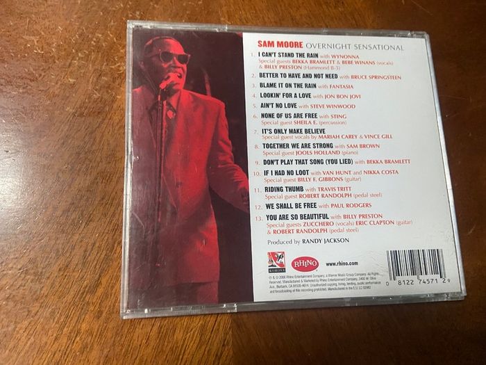 Sam Moore Overnight Sensational CD