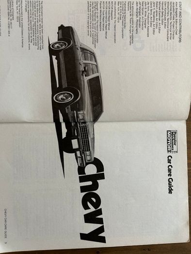 Chevy Repair / Service Manual