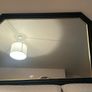 Black wooden mirror Image 3