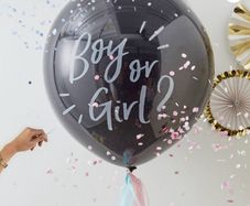 Baby gender reveal balloon