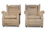Armchairs - Wing Back - Vintage x 2 Image 4
