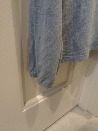 NEXT girls denim effect top