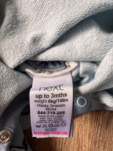 Baby Dungarees Age 0-3 Months