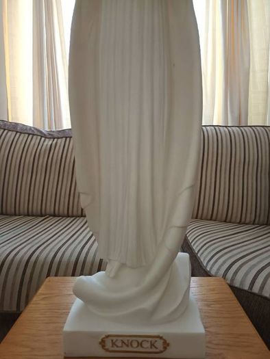 large 24 inch statue of our lady of knock suitable for indoor and oitdoor use.made of fibreglass