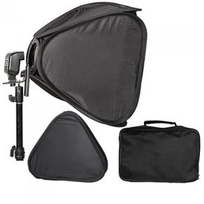 24" x 24" (60cm) Speedlight Softbox Kit for Speedlite Flash - Portable Studio Diffuser