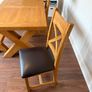 kitchen table with chairs and bench Image 4