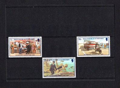 1980 Guernsey Police Commemorative Stamps Mint Never Hinged (MNH)