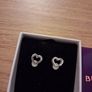 silver  heart earrings brand new with tags Image 5