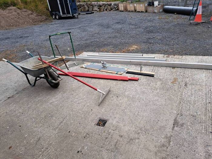 Concrete finishing tools