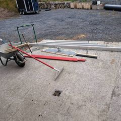 Concrete finishing tools