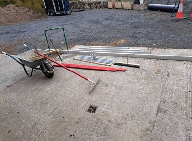 Concrete finishing tools