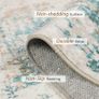 Extra Large Rugs for Living Room 160x230cm Beige Washable Carpet Rugs with Rubber Backing Non Slip Kids Carpet for Bedroom Playroom Nursery Dining Room Image 3