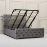 New King Size Ottoman Gaslift Storage Beds. New Super King Ottoman Gaslift Beds. New Tufted Sprung Memory Foam Mattresses Instock Image 5
