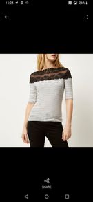 River Island Bardot Top