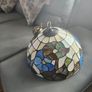 Tiffany style floral stained glass ceiling light Image 2