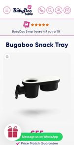 bugaboo snack tray