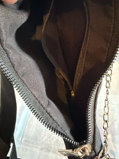 Black handbag
