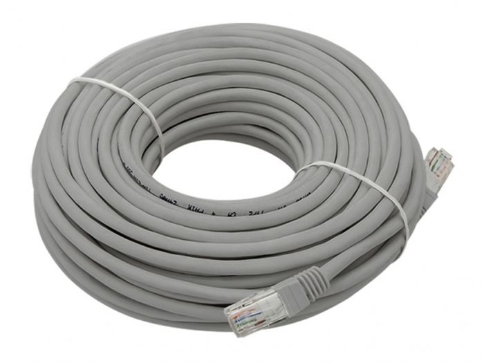 New 50m Ethernet RJ45 UTP Network Internet Lan Patch Cord Gray Lead Cable #1205
