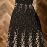 Jasmine London Black Halterneck Maxi Dress - Star & Paisley Print - Size L Image 8