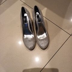 Dorothy  Perkins  Silver Mandy Shoes. S.6  B.N.W.T.
